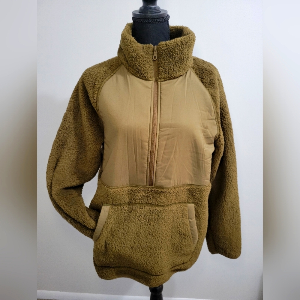 Girlfriend Collective Forest Everyone Half-Zip Fleece